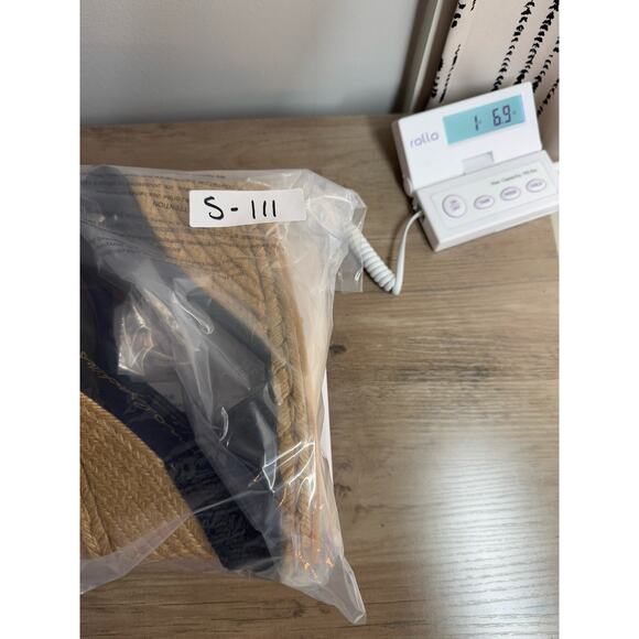 Gaimo Ankle Strap Wedge Espadrilles Womens Sandals Size 41 Black Jute Resort - Picture 13 of 13